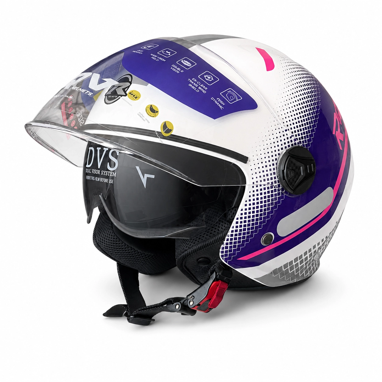 Jet kaciga sa vizirom u Crnoj Gori – RQV WT-506