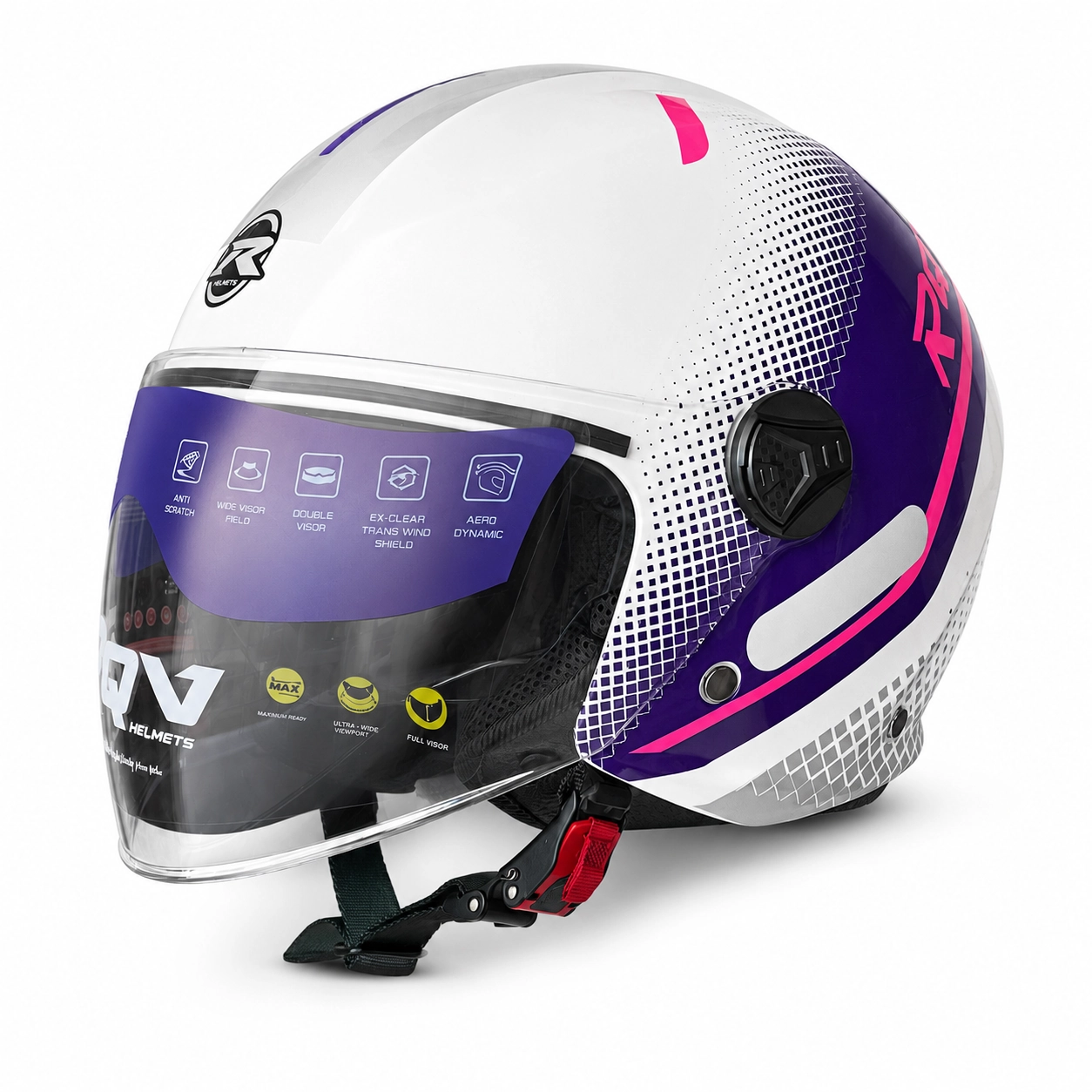 Prodaja Open Face moto kaciga u Crnoj Gori – RQV WT-506