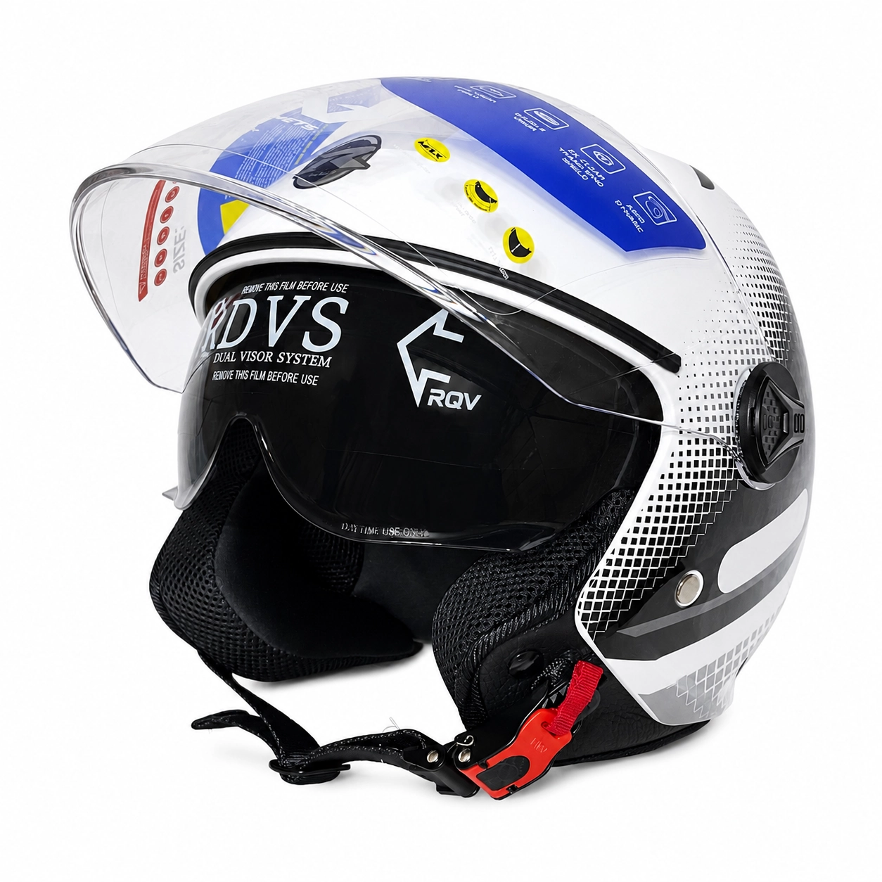Moto kaciga sa duplim vizirom – RQV WT-506