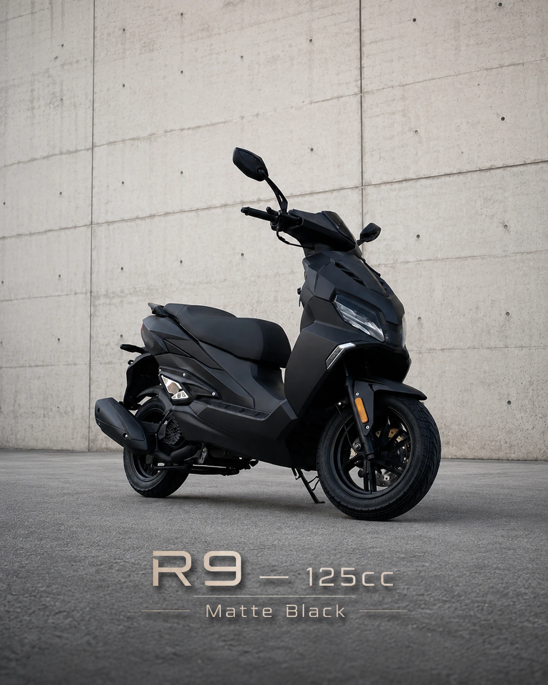ZNEN R9 125 III 125cc Matte Black for sale in Montenegro – SIEMOTO