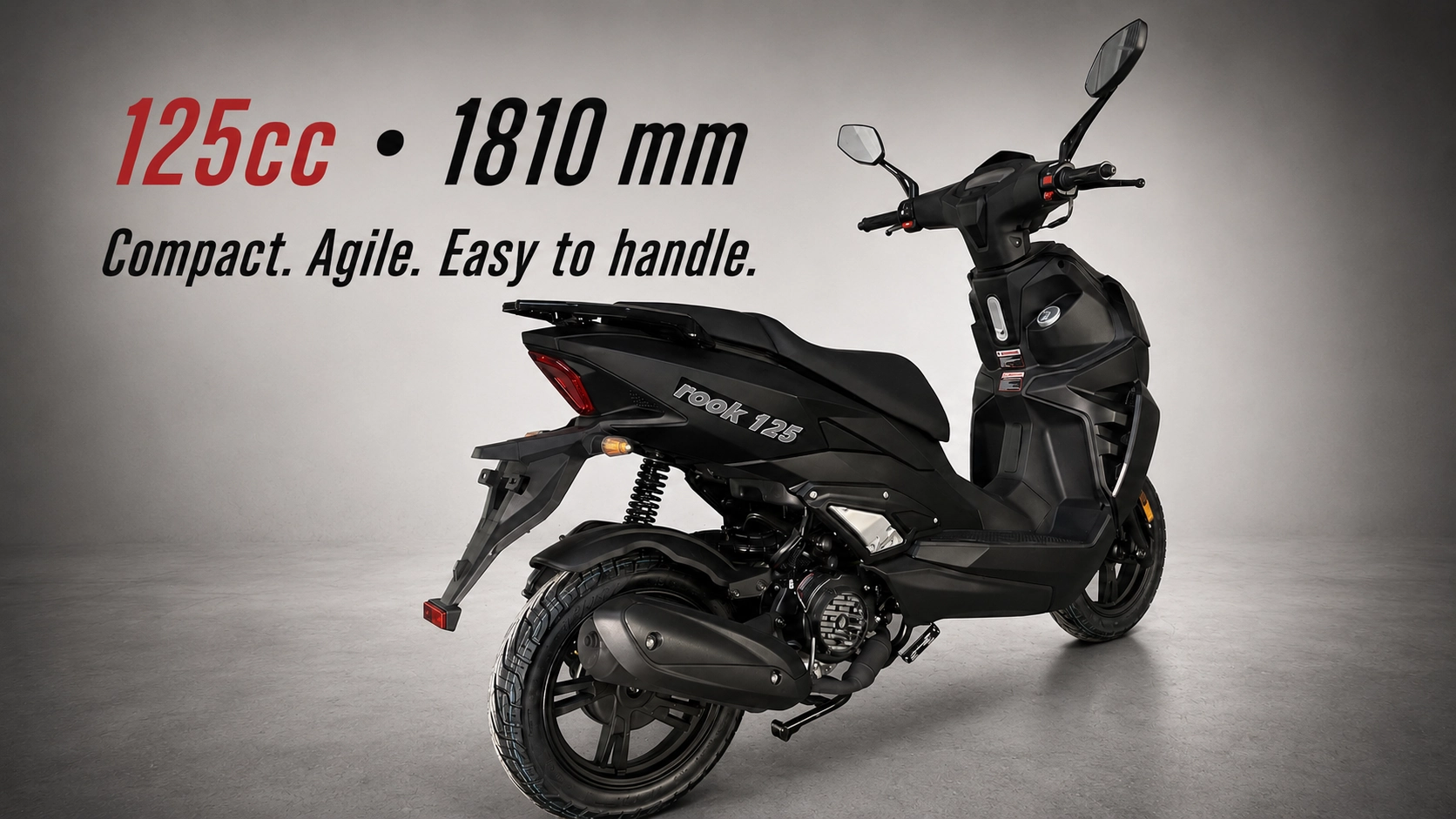 ZNEN R9 125 III 125cc compact scooter with 1810 mm length