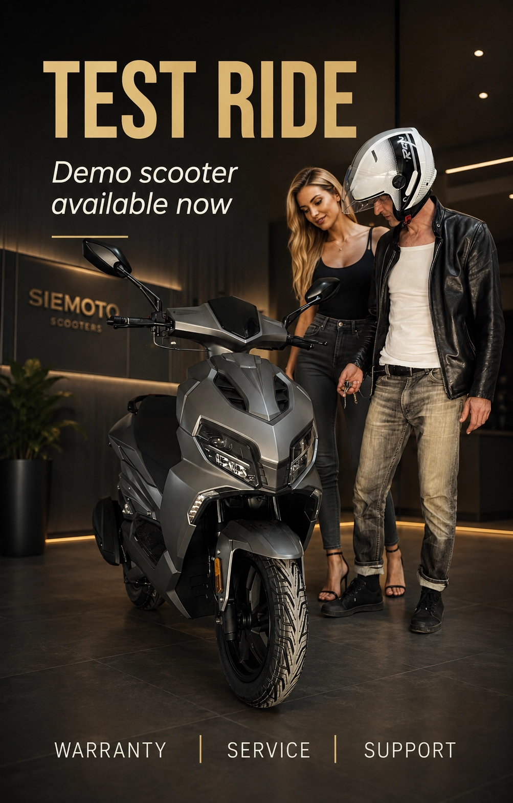 ZNEN R9 125 III test ride at SIEMOTO Montenegro