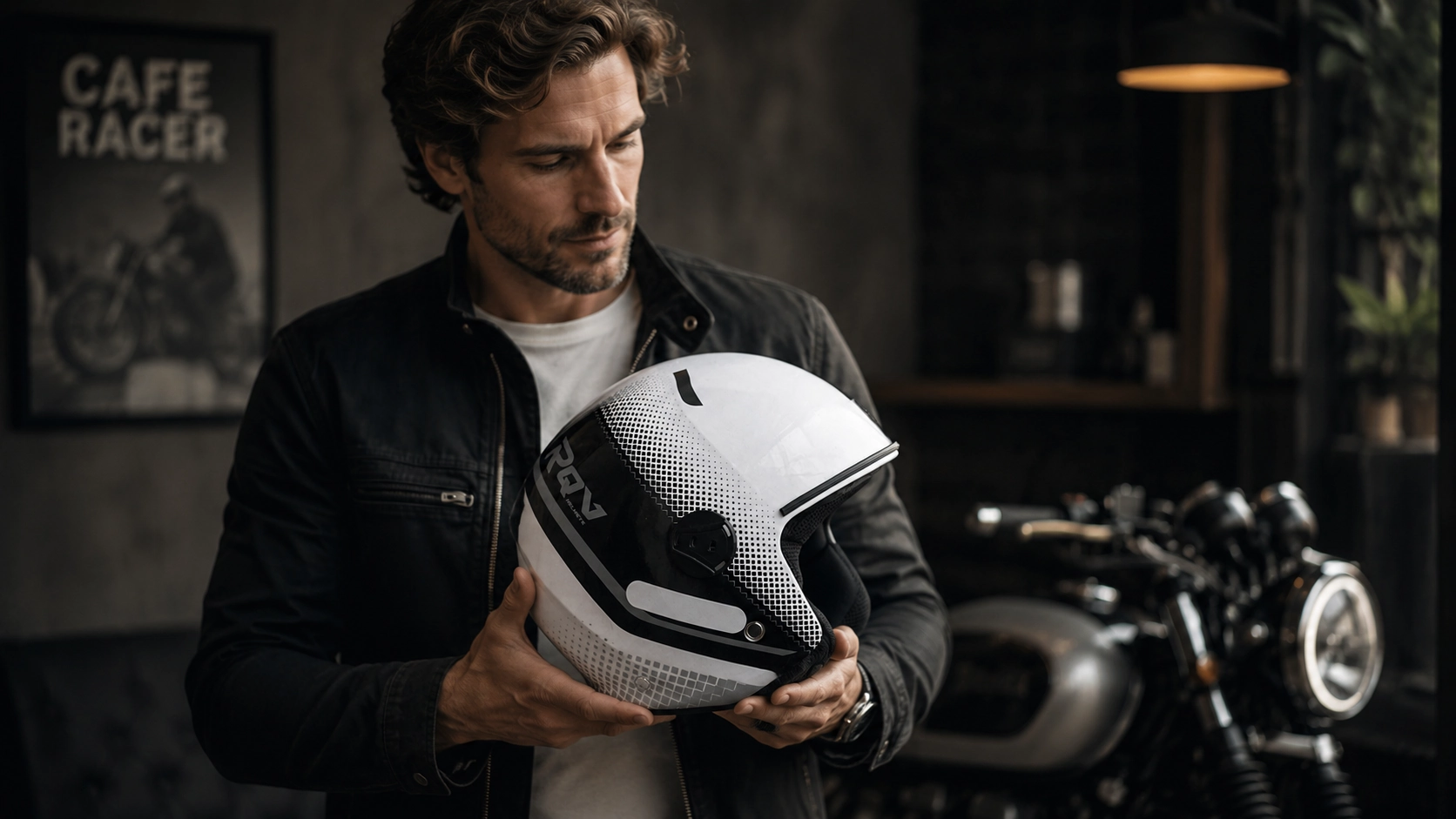 Open-Face kaciga RQV WT-506 Infinite Gray – lifestyle banner
