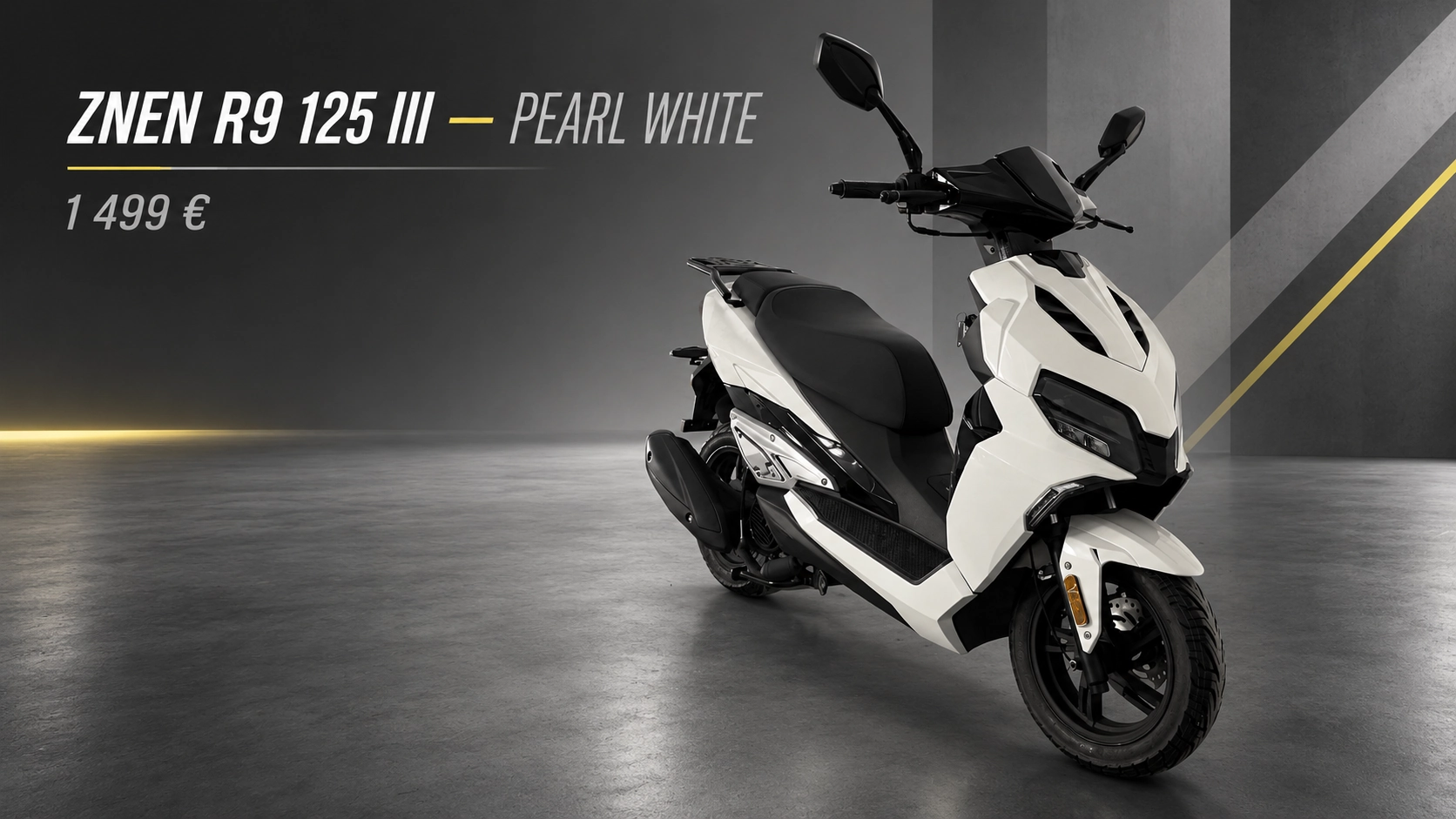 Skuter ZNEN R9 125 III Pearl White – cijena 1.499 € u Crnoj Gori - SIEMOTO